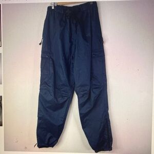 WETSKINS Men Rain Navy Coverall Pants Fishing Hunting Golfing Size XXL